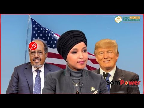 Trump oo sheegay inay Mustaafurinayaan Ilhaan Somalidana Ku Edeyey Lacag Inay Dhaceen