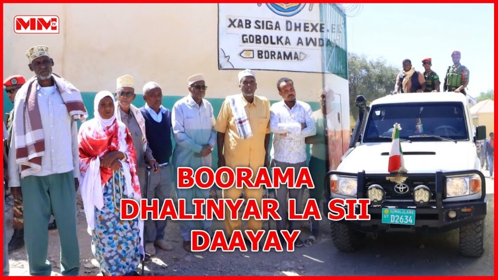 Dhalinyaro Xabsiga Boorama ku xidhnaa oo la siidaayay