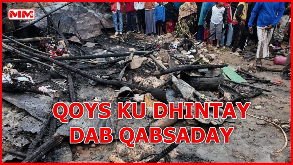 Guri dab qabsaday oo ay ku dhinteen shan qof oo isku qoys ahi