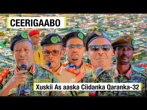 Xuska Sanad-guuradii 32-aad ee Aasaaska Ciidanka Qaranka Somaliland OO Ceerigaabo Laga Xusay