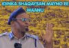 Idinka Shaqaysan Mayne Waan Idin Shaqaynaynaa”Taliyaha Booliska Gobalka Sanaag