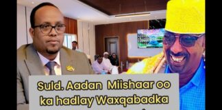 Wasir Sameeyey Arina An Hortii Cidi Samayn+ Suldaan Mishaar Oo Kashifay