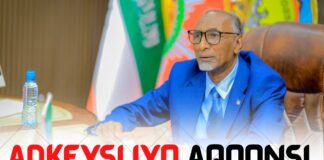 Wasiirka Arrimaha Gudaha Oo Shahaado Sharaf Guddoonsiiyay Hal-abuurkii Hal-ku-dhegga “Adkaysi Iyo