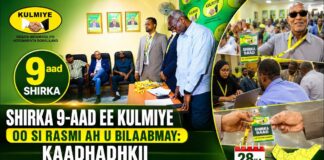 “Shirka 9-aad ee KULMIYE oo Si Rasmi ah u Bilaabmay: Kaadhadhkii Ka-qaybgalayaasha oo La Qaatay”