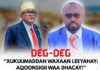 “Xukumadan waxan leeyahay Citiraafka dhacye bulshadii waxa kala gostay Sixirbar iyo colaad”