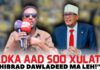 Madaxweyne, Xukuumaddu Hoosta Ayay Ka Qaawan Tahay; Dadka Aad Soo Xulatayna Khibrad Dawladeed Ma Leh