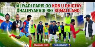 Guddoomiye Jeesto Iyo Ku-Xigeenkiisa Oo Dhalinyarada Reer Paris U Qabtay Koob Xamaasad Badan