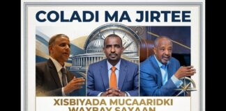 Colaad Maaha,Xisbiyada Mucaaridkina Haday Wax Saxayaan Dasturka”Gudomiye Giire