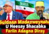 Suldaan Madaxweynaha U Heesay’ Shacabka Fariin Adagna Diray.