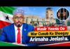 Wasiir Yoonis Oo War Cusub Ka Soo Saaray Xabsiyada
