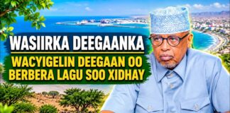 Wasiirka Deegaanka Somaliland Oo Berbera Ku Soo Xidhay Wacyigelin DeegaanIs this conversation