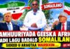 Jamhuuriyada Geeska Africa Hadii Lagu Badalo Somaliland Sideed U Aragtaa Warbixin….see More