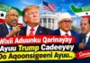 Wixii Aduunku Qarinayay Ayuu Trump Cadeeyey Oo Aqoonsigeeni Ayuu..”Samaale