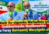Wasiir Ku-xigeenka Warfaafinta iyo Guddoomiyaha Masiibooyinka oo Furay Barnaamij Wacyigelin ah
