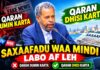 Saxaafadu Waa Mindi Labo Af Leh Qaran Dumin Karta Qaran Dhisi Karta