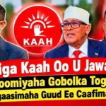 Madaxweyne Dastuurkii Waad Ku Tumatey Danyartii Waad Ku Tumatey ‘ Xisbiga Kaah Jawaab Kulul Bixiyey