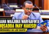 Maaha Warfaafintu Inay Ruqsada Warbahinta Hakiso Ama Ay Laasho, Komishanka Ha Loo Daayo