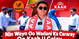 Nin Wayn Oo Wadani Ka Cararay Oo Kaah U Galay