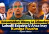Xukuumadani Waxay La Colowday Labadii Sababta U Ahaa Inay Kursiga Fuusho …siyaasi Obsiye